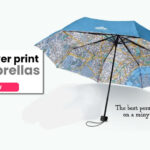 All over print umbrellas