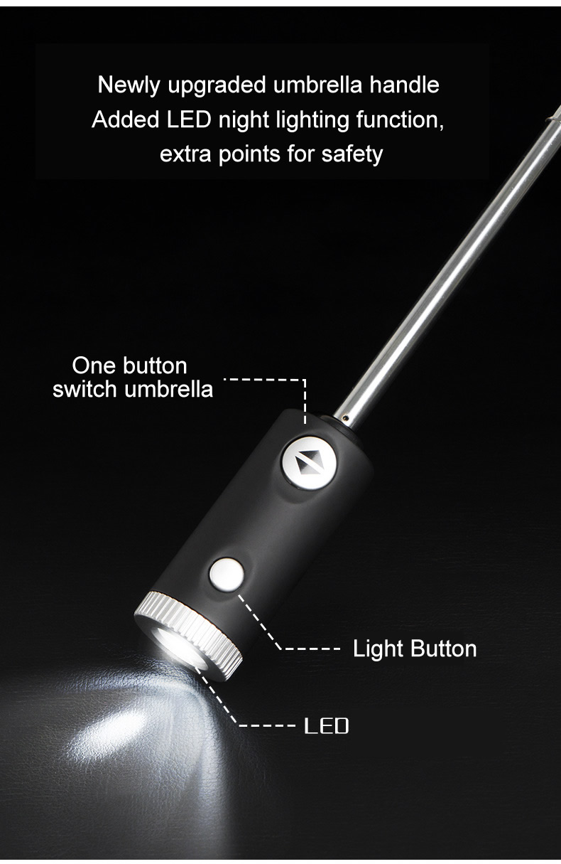 led umbrella light handle